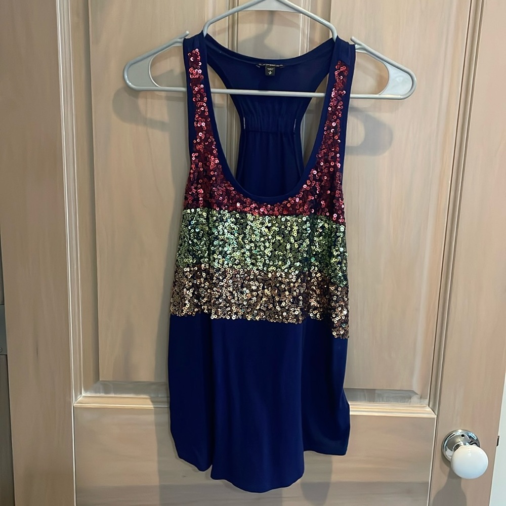 Dressy sequins tank
